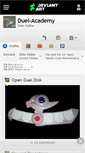 Mobile Screenshot of duel-academy.deviantart.com