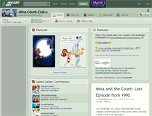 Tablet Screenshot of mina-count-club.deviantart.com