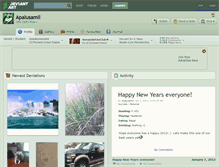 Tablet Screenshot of apalusamll.deviantart.com
