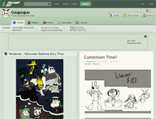 Tablet Screenshot of guuguuguu.deviantart.com