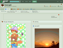 Tablet Screenshot of duskslight.deviantart.com