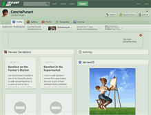 Tablet Screenshot of conchapunani.deviantart.com