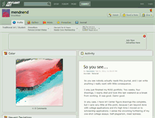 Tablet Screenshot of mendnend.deviantart.com