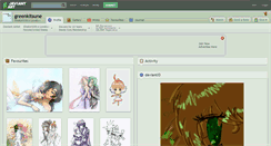 Desktop Screenshot of greenkitsune.deviantart.com