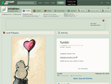 Tablet Screenshot of echaltraw.deviantart.com