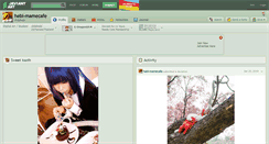 Desktop Screenshot of hebi-mamecafe.deviantart.com