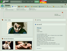 Tablet Screenshot of hidrate.deviantart.com