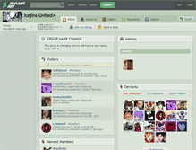 Tablet Screenshot of icejins-united.deviantart.com