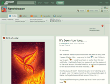 Tablet Screenshot of flameinheaven.deviantart.com
