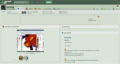 Desktop Screenshot of kurodog.deviantart.com