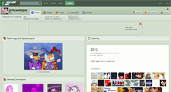Desktop Screenshot of princesstopaz.deviantart.com
