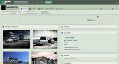 Desktop Screenshot of luppodesign.deviantart.com