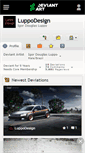 Mobile Screenshot of luppodesign.deviantart.com