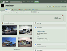 Tablet Screenshot of luppodesign.deviantart.com