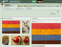 Tablet Screenshot of lolkaysea.deviantart.com