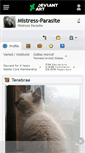 Mobile Screenshot of mistress-parasite.deviantart.com
