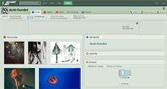 Desktop Screenshot of dumb-founded.deviantart.com