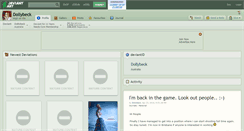 Desktop Screenshot of dollybeck.deviantart.com