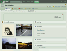 Tablet Screenshot of brandkatten.deviantart.com