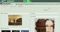 Desktop Screenshot of aliceindarkland.deviantart.com