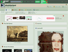 Tablet Screenshot of aliceindarkland.deviantart.com