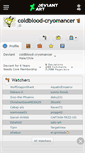 Mobile Screenshot of coldblood-cryomancer.deviantart.com
