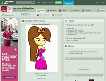 Tablet Screenshot of anna-and-friends.deviantart.com