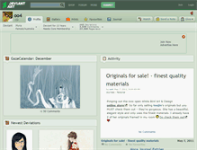 Tablet Screenshot of oo4.deviantart.com