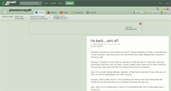 Desktop Screenshot of phantomcrazy89.deviantart.com