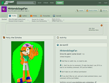 Tablet Screenshot of nintendosegafan.deviantart.com