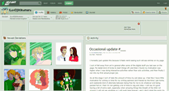 Desktop Screenshot of iluveijikikumaru.deviantart.com
