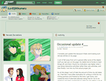 Tablet Screenshot of iluveijikikumaru.deviantart.com