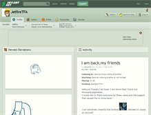 Tablet Screenshot of jetfiretfa.deviantart.com