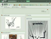 Tablet Screenshot of graeble.deviantart.com