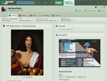 Tablet Screenshot of morianrhod.deviantart.com