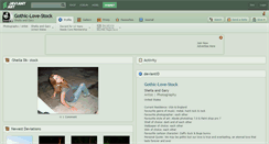 Desktop Screenshot of gothic-love-stock.deviantart.com