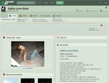 Tablet Screenshot of gothic-love-stock.deviantart.com