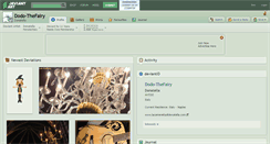 Desktop Screenshot of dodo-thefairy.deviantart.com