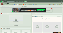 Desktop Screenshot of darkstar58.deviantart.com