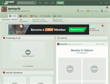 Tablet Screenshot of darkstar58.deviantart.com