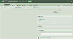 Desktop Screenshot of coffeerust.deviantart.com