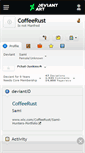 Mobile Screenshot of coffeerust.deviantart.com
