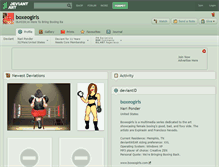 Tablet Screenshot of boxeogirls.deviantart.com