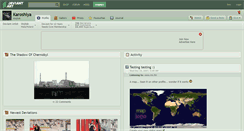 Desktop Screenshot of karoshiya.deviantart.com