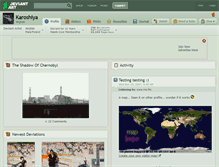 Tablet Screenshot of karoshiya.deviantart.com