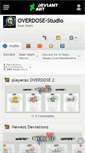 Mobile Screenshot of overdose-studio.deviantart.com