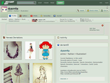 Tablet Screenshot of dyasmita.deviantart.com