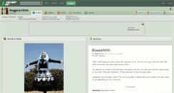 Desktop Screenshot of meggera-hime.deviantart.com