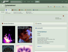 Tablet Screenshot of contactabstact.deviantart.com