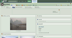 Desktop Screenshot of downhand.deviantart.com
